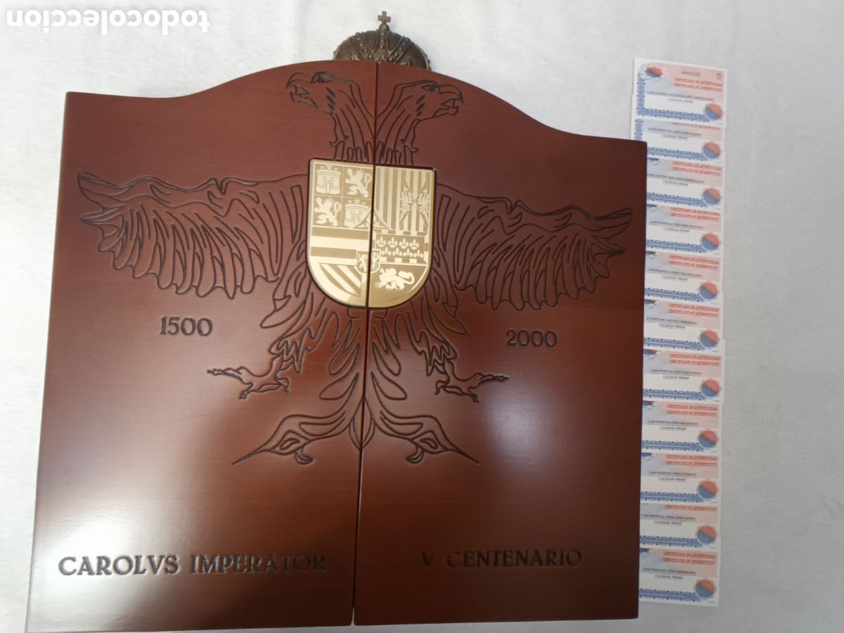 Monedas FNMT: 2000, CARLOS V EMPERADOR, COLECCI&Oacute;N COMPLETA V CENTENARIO - Foto 2