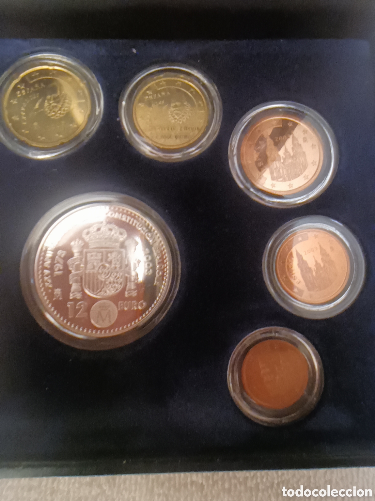 Monedas FNMT: 2003, EUROSET PROOF ESPA&Ntilde;A - Foto 5
