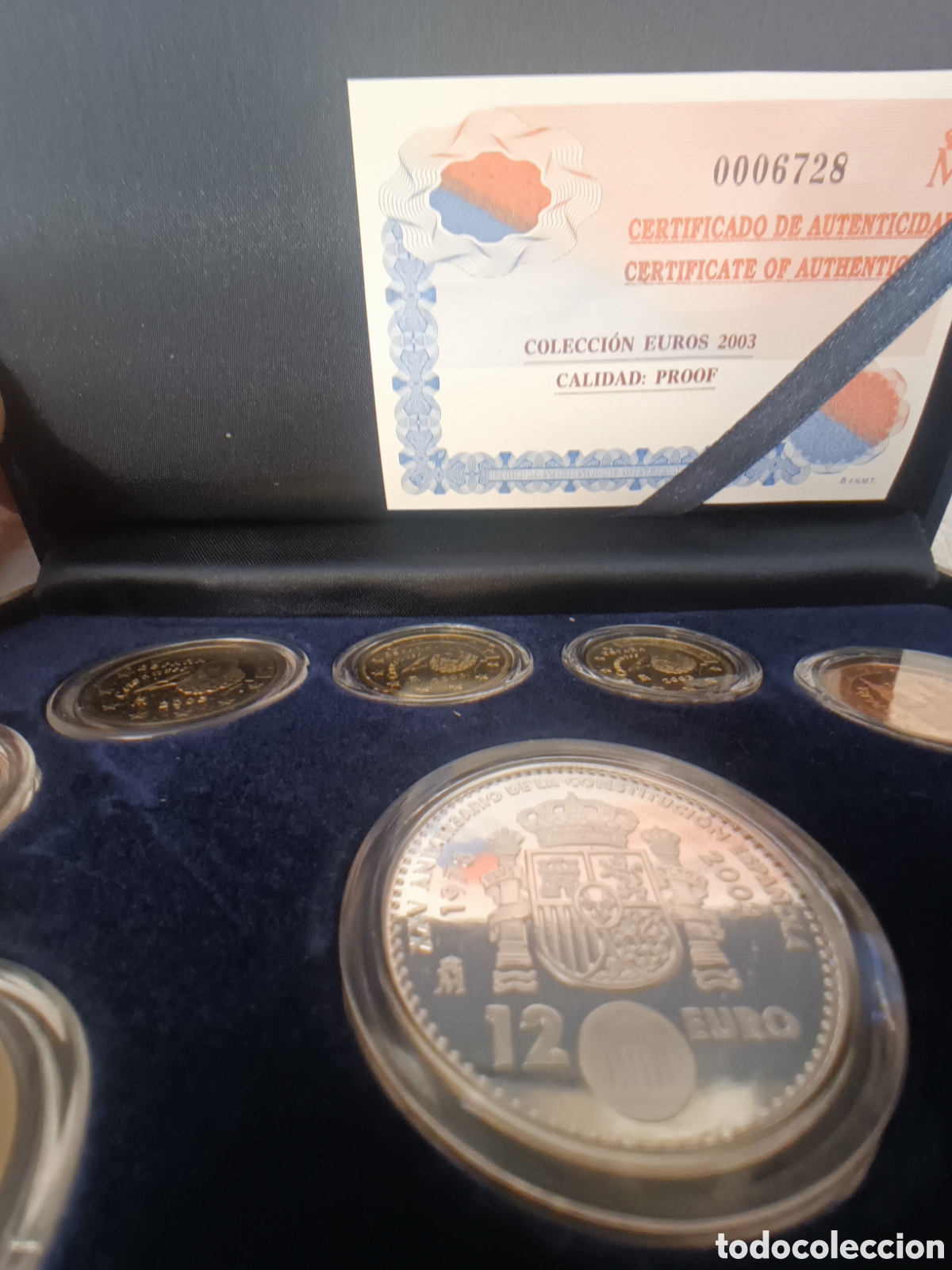 Monedas FNMT: 2003, EUROSET PROOF ESPA&Ntilde;A - Foto 9