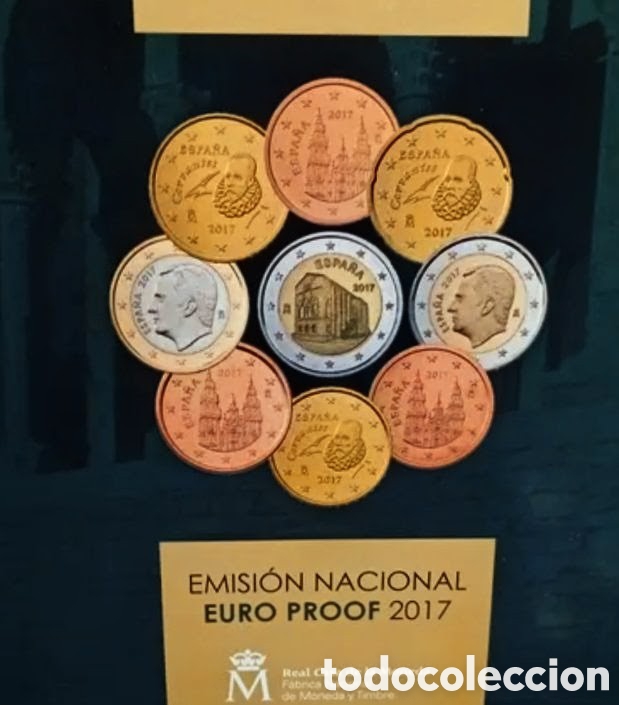 Monedas FNMT: 2017, EUROSET PROOF ESPA&Ntilde;A - Foto 2