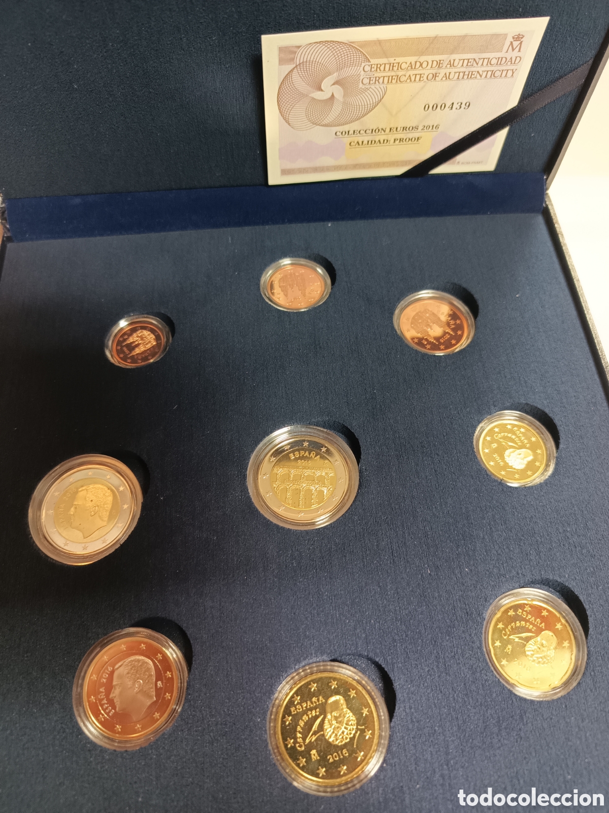 FNMT-M&uuml;nzen: 2016, EUROSET PROOF ESPA&Ntilde;A