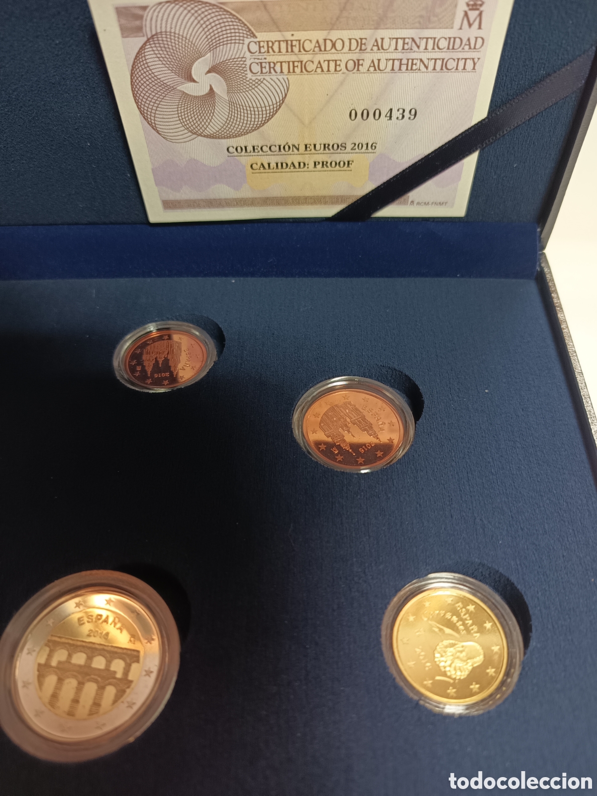 Monedas FNMT: 2016, EUROSET PROOF ESPA&Ntilde;A - Foto 5