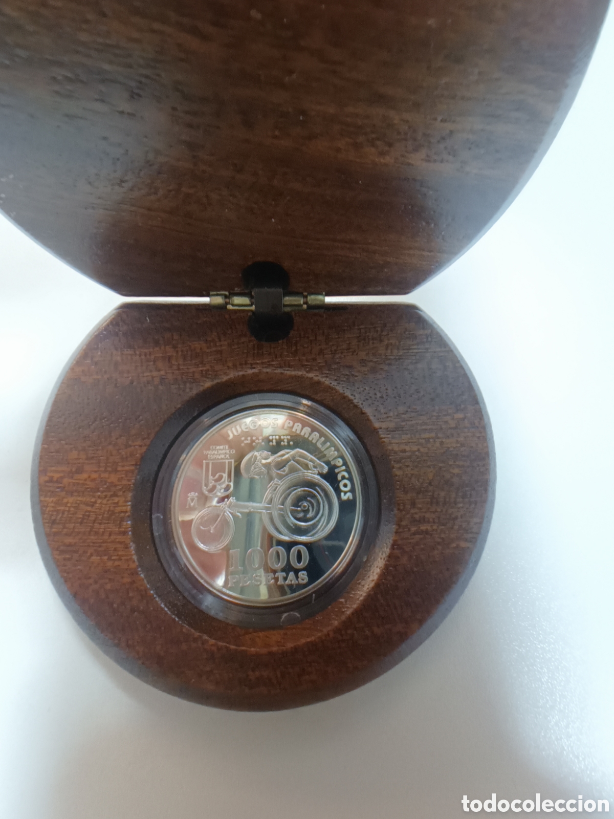 Monedas FNMT: 2000, JUEGOS PARAL&Iacute;MPICOS SIDNEY 2000, ATLETISMO EN SILLA DE RUEDAS 1000 PTS.