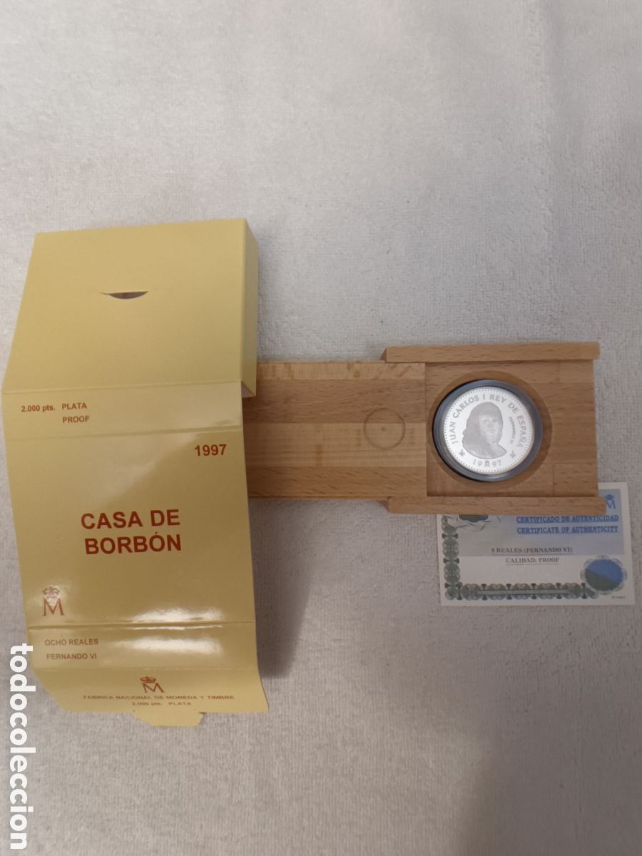 Monedas FNMT: 1997 FERNANDO VI, 1&ordf; SERIE CASA DE BORB&Oacute;N 2000 PESETAS