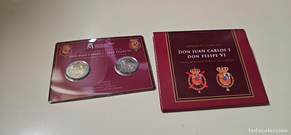 Monedas FNMT: Emision prueba FNMT 2014 dos reinados tirada limitada