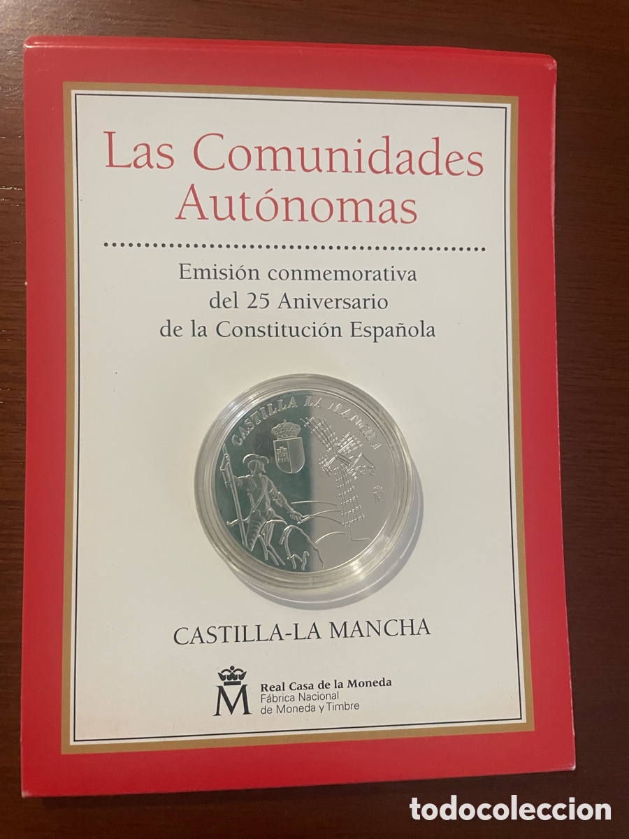 Monedas FNMT: MONEDA PLATA CONMEMORATIVA CASTILLA LA MANCHA