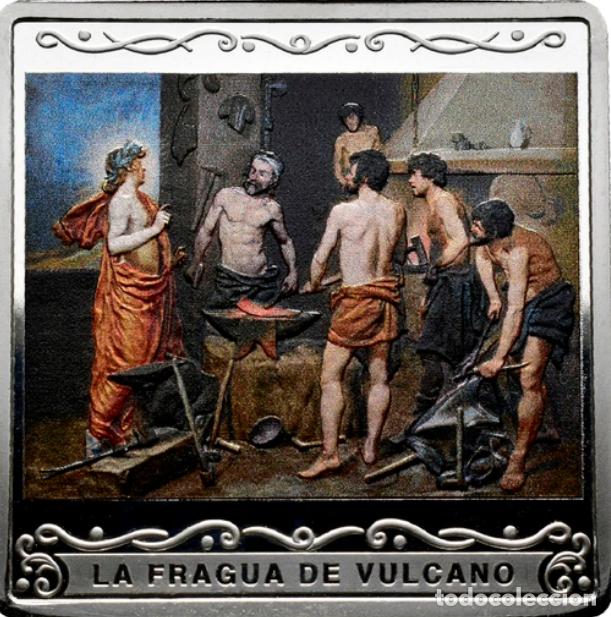 Monedas FNMT: FNMT: 425 ANIV VEL&Aacute;ZQUEZ (2024) FRAGUA VULCANO. Plata Proof