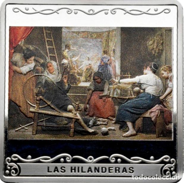 Monedas FNMT: FNMT 425 ANIV VEL&Aacute;ZQUEZ (2024) HILANDERAS. Plata Proof