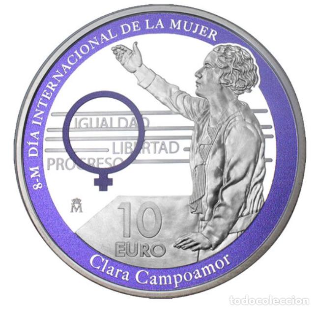 Monedas FNMT: FNMT. CLARA CAMPOAMOR (2022) 8 REALES. Plata proof
