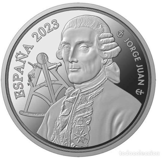 Monedas FNMT: FNMT. 250 ANIVERSARIO DE JORGE JUAN (2023) 8 REALES. 10&euro; PROOF
