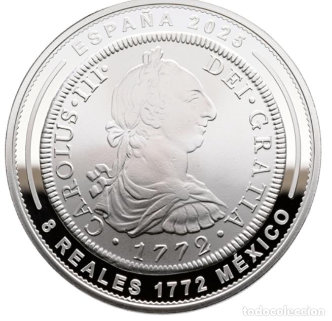 Monedas FNMT: FNMT JOYAS MUSEO II - 1772 M&Eacute;XICO - 8 REALES. 10 &euro; PLATA PROOF