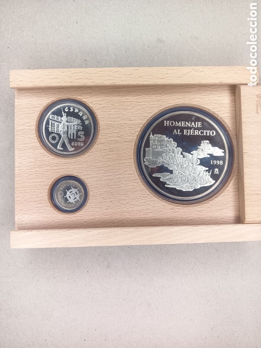 Monedas FNMT: HOMENAJE AL EJ&Eacute;RCITO DE TIERRA ESPA&Ntilde;OL, COLECCI&Oacute;N EN PLATA EURO 1997