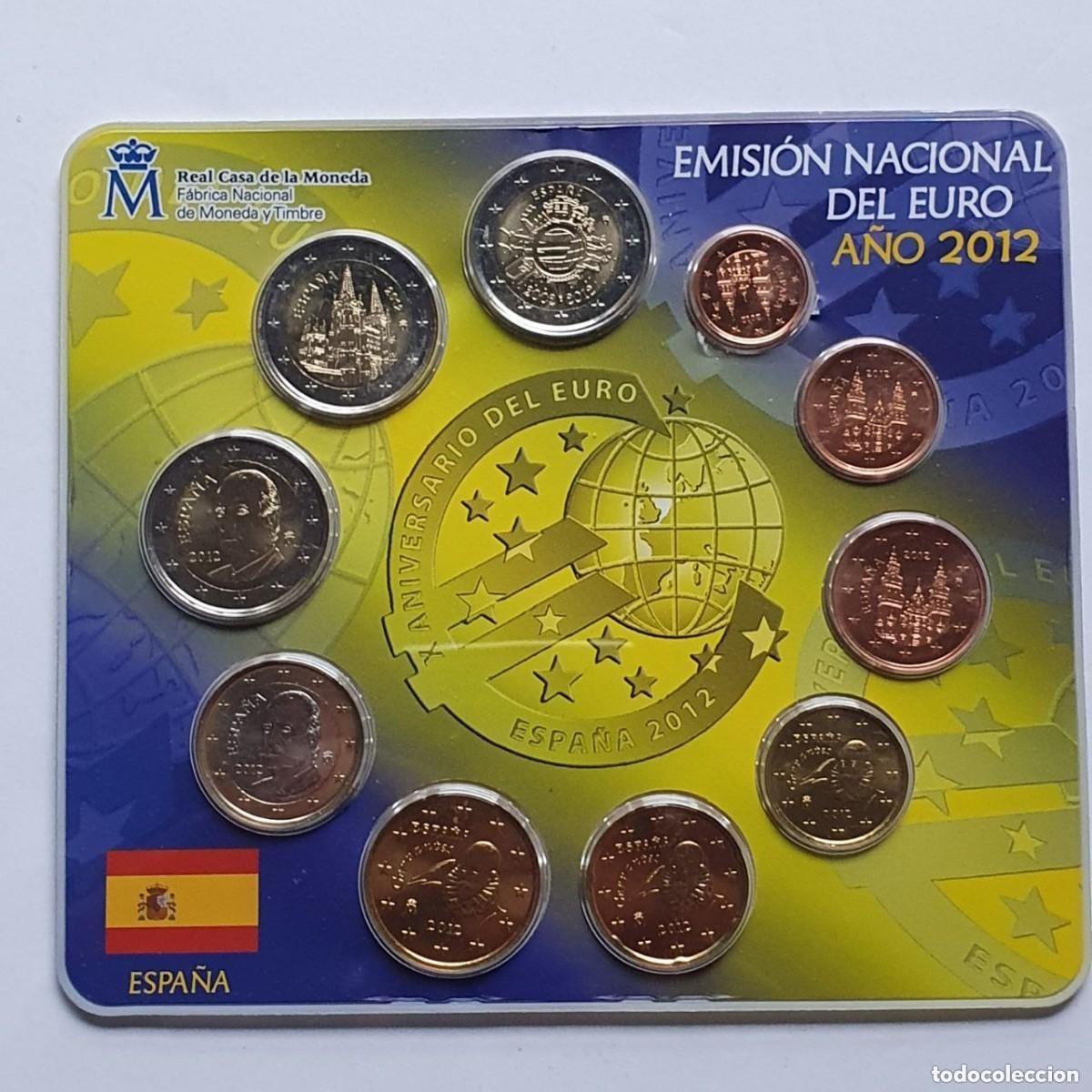 Monedas FNMT: ESPA&Ntilde;A 2012 CARTERA EUROSET ESPA&Ntilde;A 2012