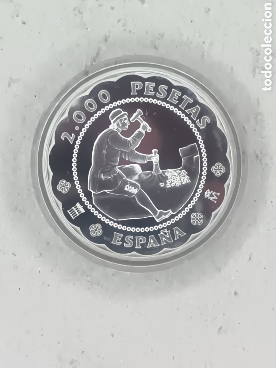 Monedas FNMT: 2001, CASA DE LA MONEDA SEGOVIA 2000 PESETAS