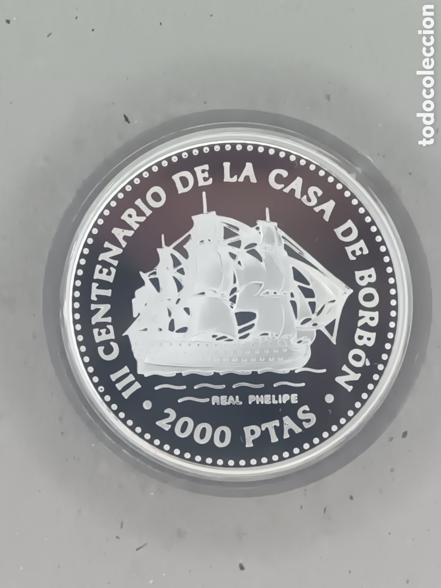 Monedas FNMT: 1997, 1&ordf; SERIE CASA DE BORBONES EN PLATA - Foto 16