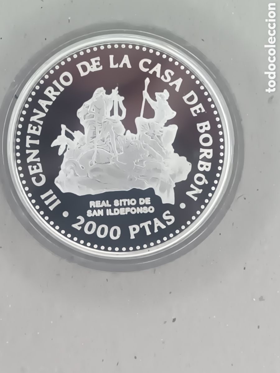 Monedas FNMT: 1997, 1&ordf; SERIE CASA DE BORBONES EN PLATA - Foto 20