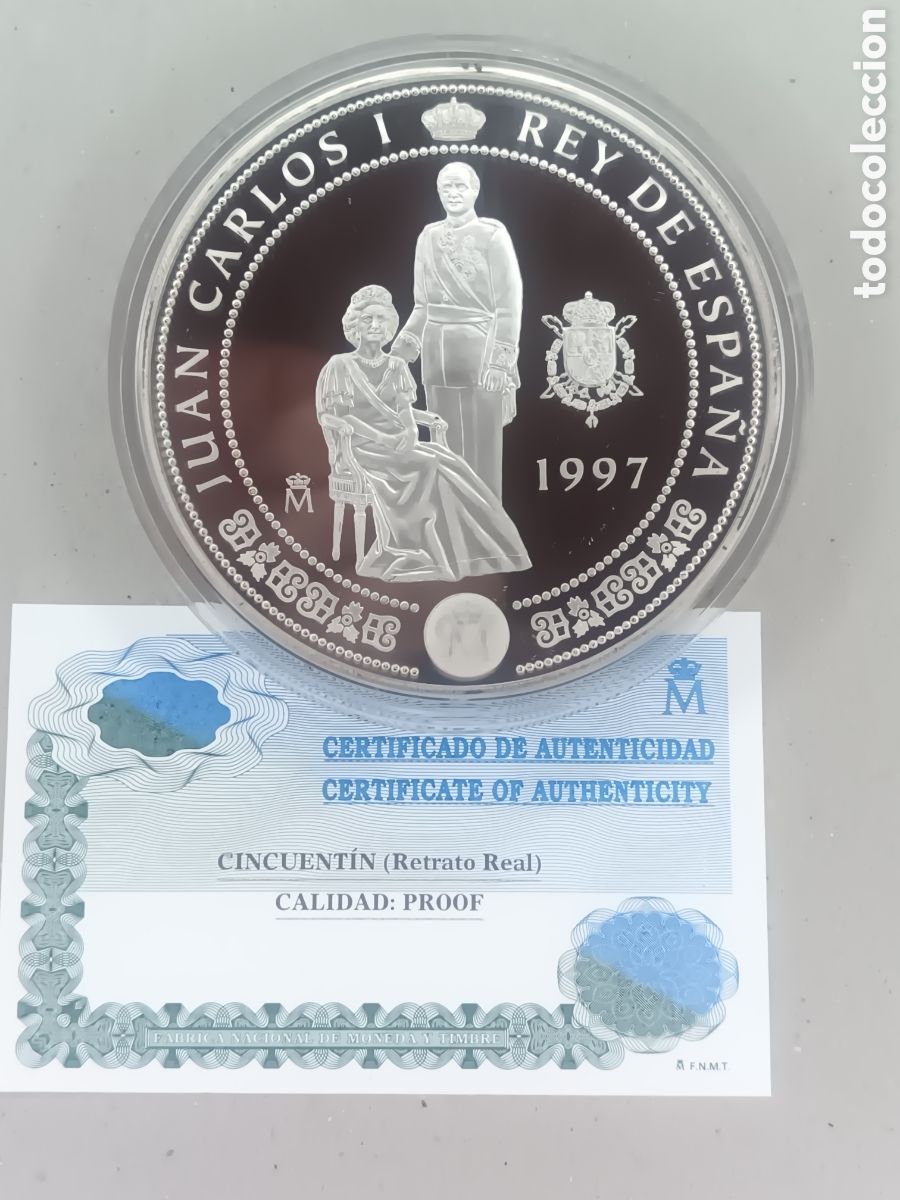 Monedas FNMT: 1997, 1&ordf; SERIE CASA DE BORBONES EN PLATA - Foto 22