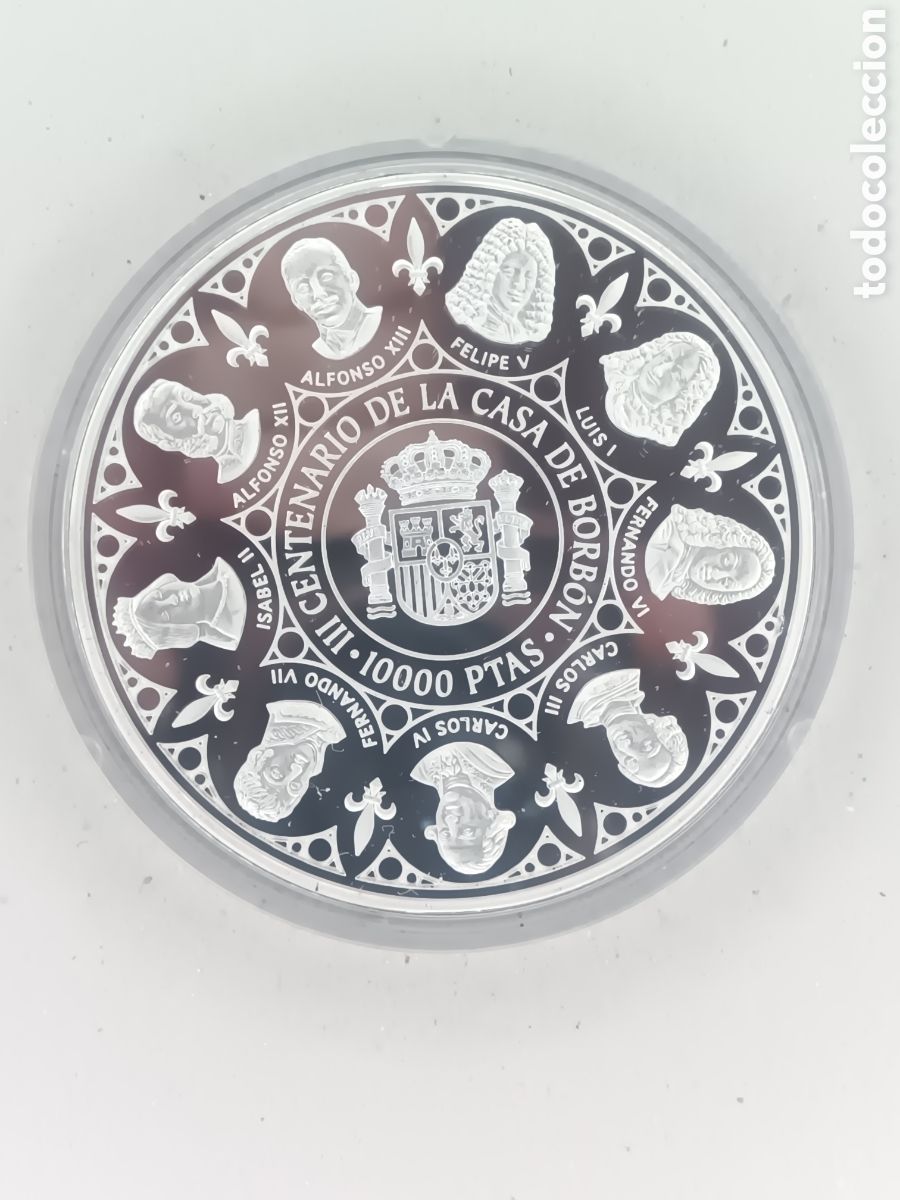 Monedas FNMT: 1997, 1&ordf; SERIE CASA DE BORBONES EN PLATA - Foto 24