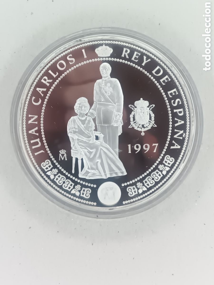 Monedas FNMT: 1997, 1&ordf; SERIE CASA DE BORBONES EN PLATA - Foto 25