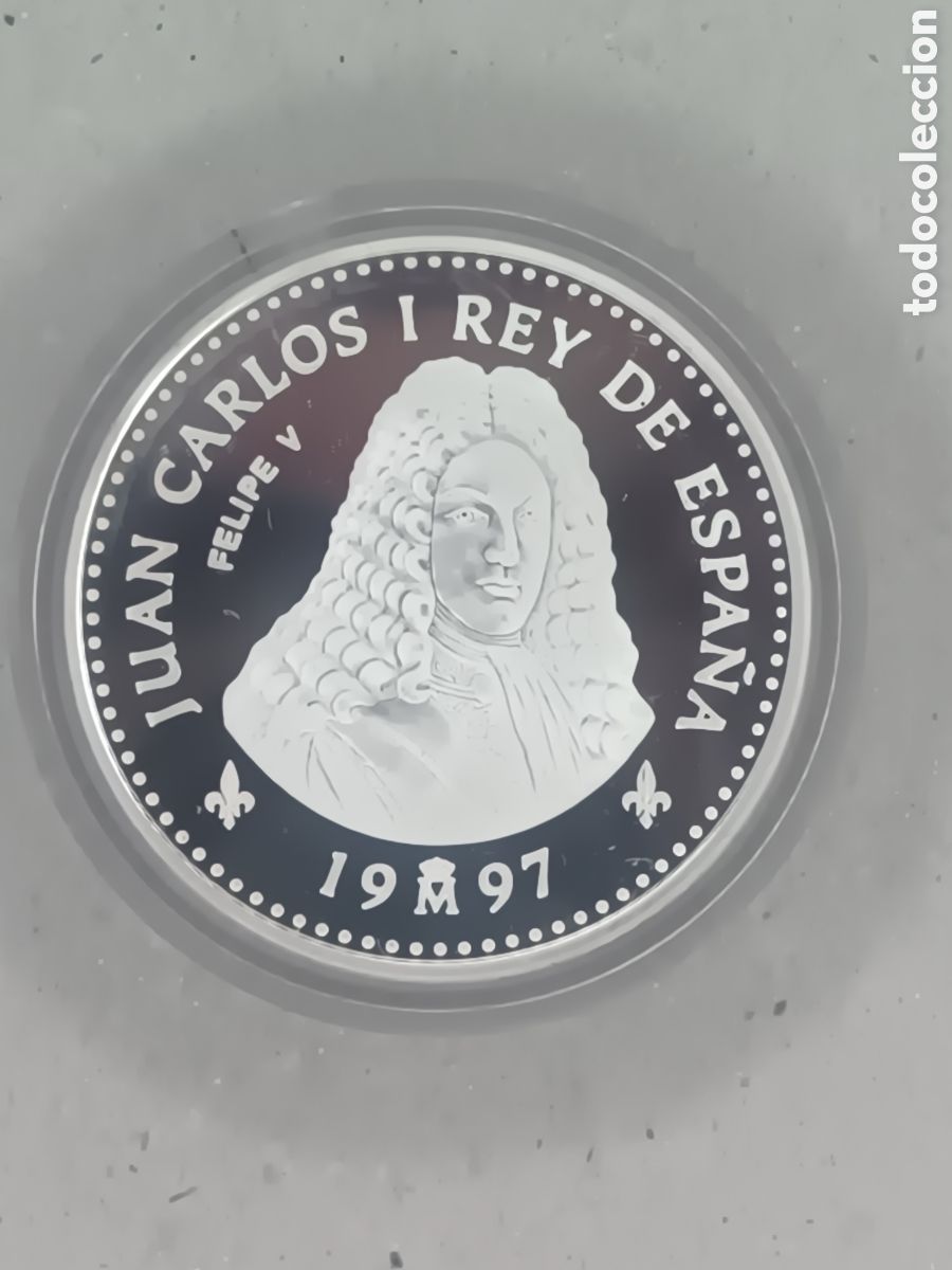 Monedas FNMT: 1997, FELIPE V, 1&ordf; SERIE CASA DE BORB&Oacute;N 2000 PESETAS
