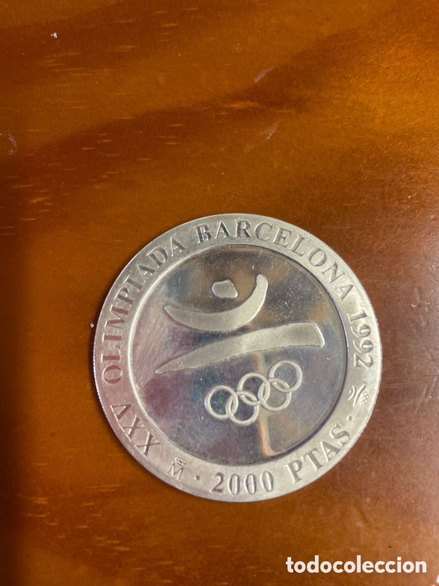 Monedas FNMT: MONEDA DE PLATA 2000 PTAS BARCELONA 92