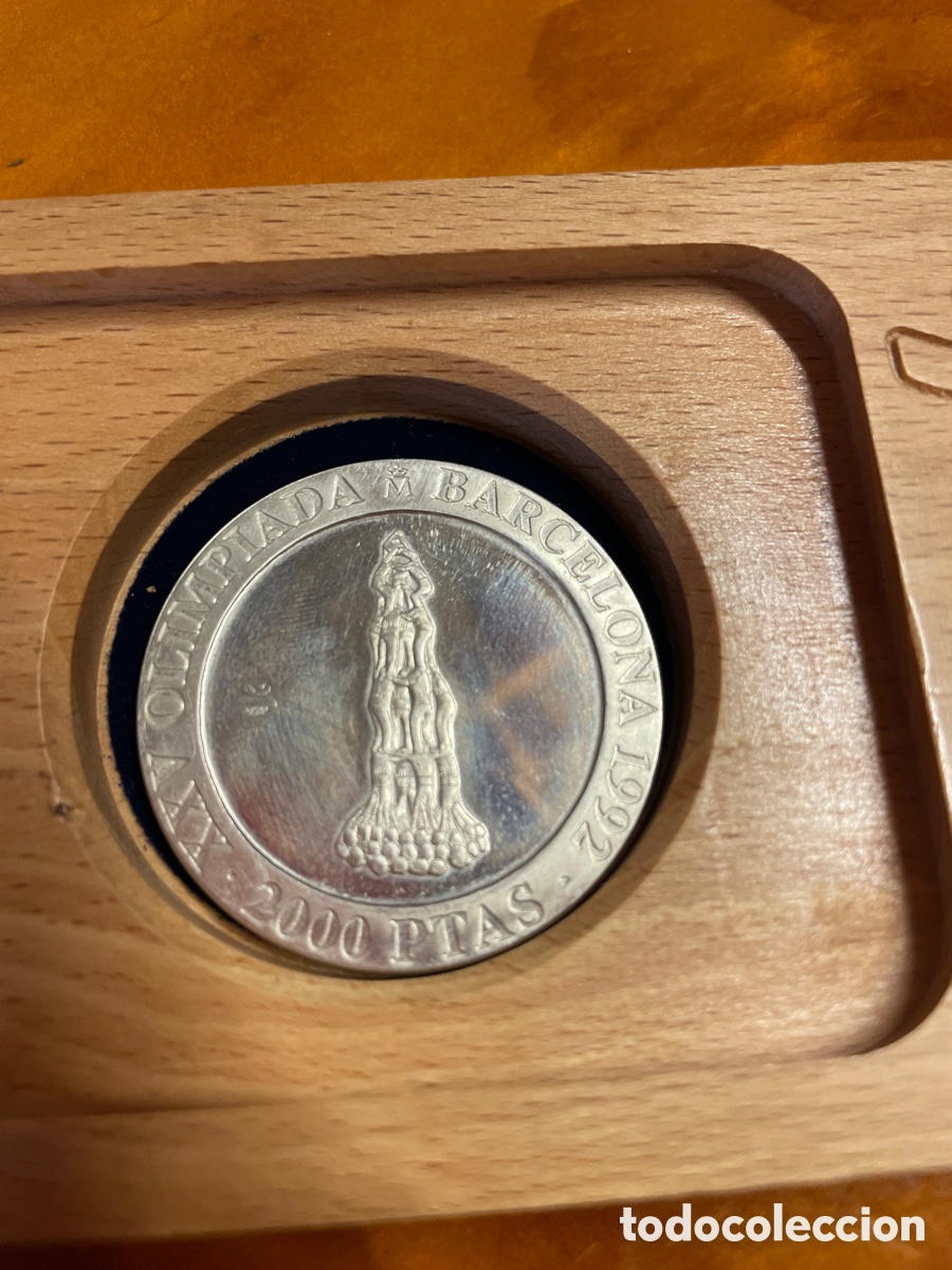 Monedas FNMT: MONEDA 2000 PTAS PLATA BARCELONA 92 CASTELLERS