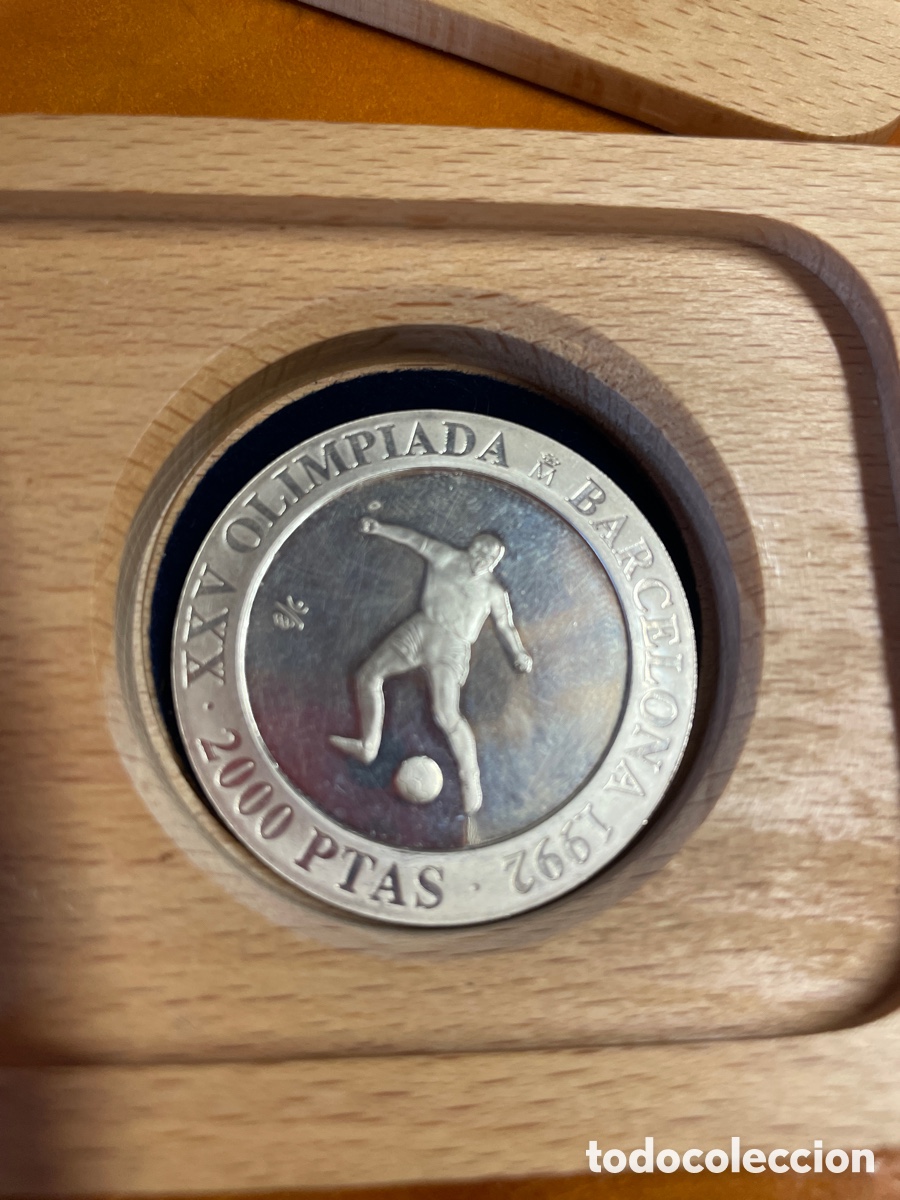Monedas FNMT: MONEDA PLATA 2000 PTAS BARCELONA 92 FUTBOL