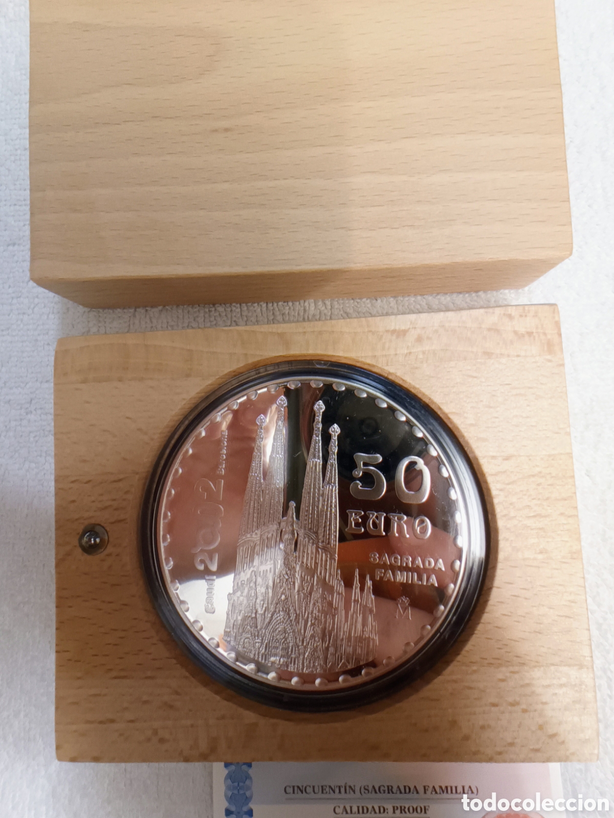 Monedas FNMT: 2002, CINCUENT&Iacute;N DE GAUD&Iacute;