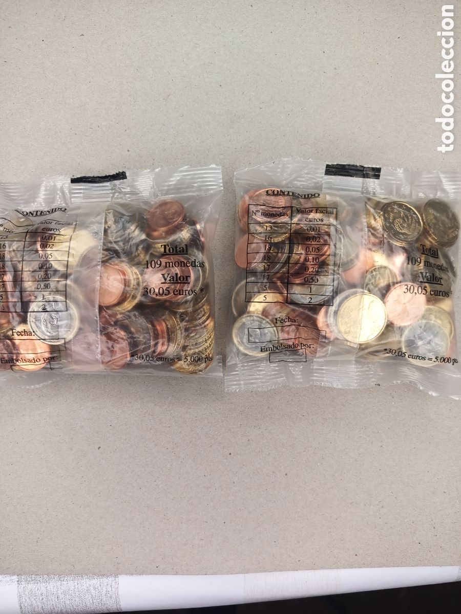 Monedas FNMT: 2001, DOS KITS PARA COMERCIOS DE INTRODUCCI&Oacute;N AL EURO.
