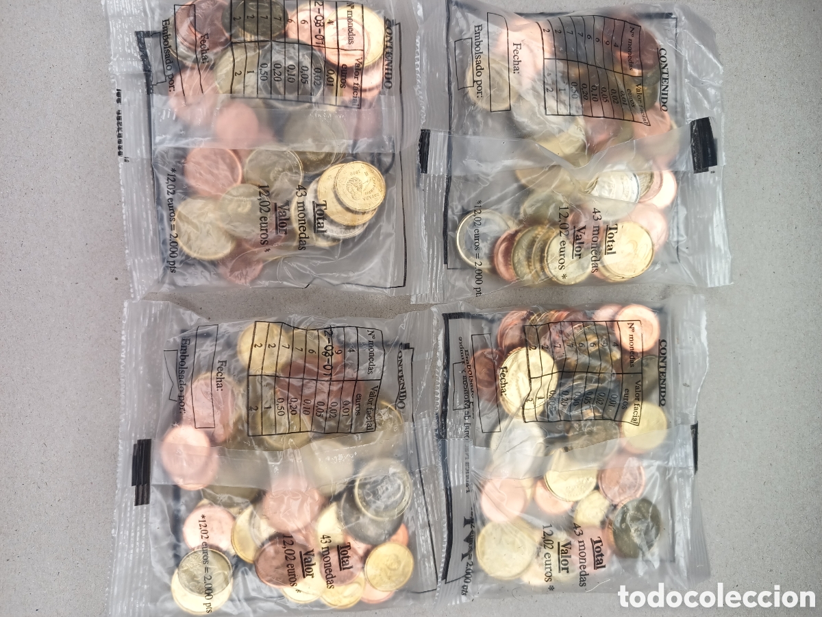 Monedas FNMT: 2001, PACK DE 4 MONEDEROS EURO - Foto 6