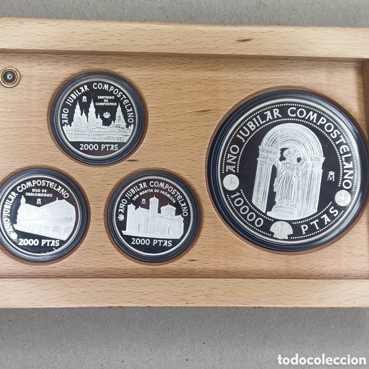 Monedas FNMT: 1999, A&Ntilde;O JUBILAR COMPOSTELANO COLECCI&Oacute;N PLATA