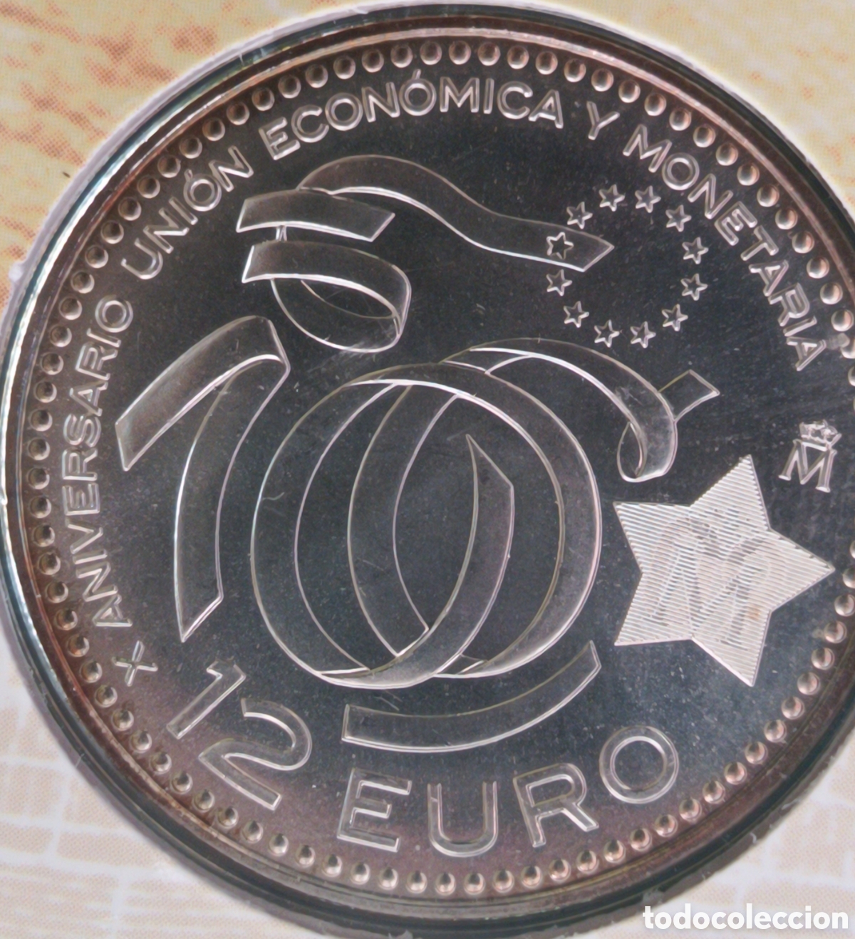 Monete FNMT: 2009, CARTERA FNMT X ANIVERSARIO UNI&Oacute;N ECON&Oacute;MICA Y MONETARIA
