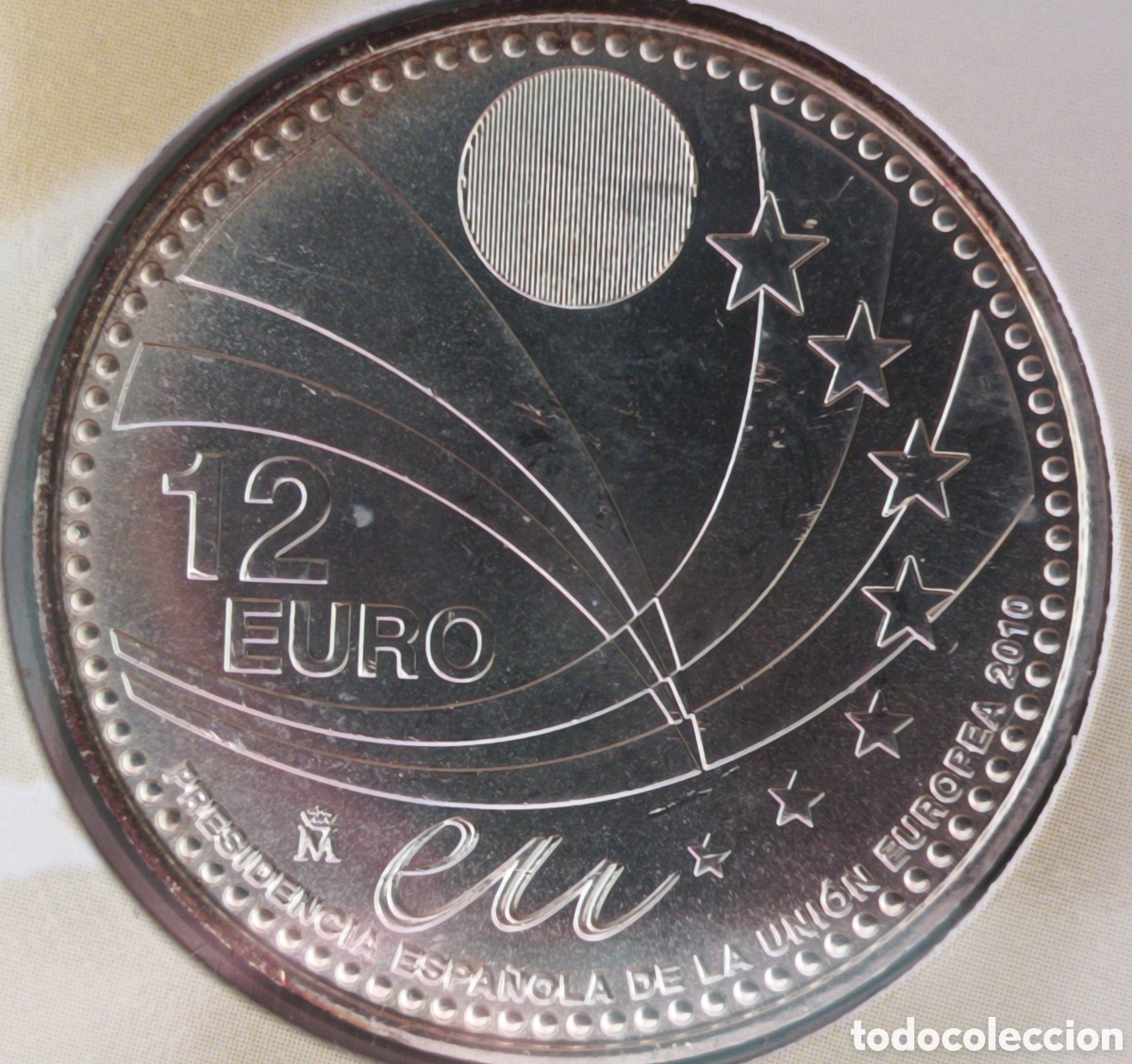 Monedas FNMT: 2010, CARTERA FNMT PRESIDENCIA ESPA&Ntilde;OLA DE LA UNI&Oacute;N EUROPEA, MONEDA DE 12 EUROS.