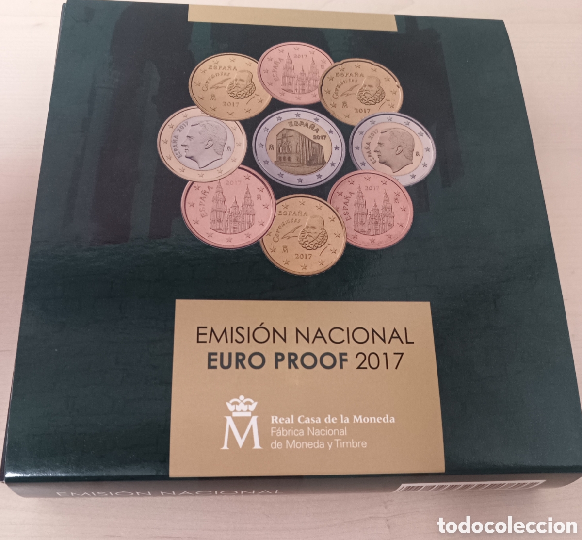 Monedas FNMT: 2017, EUROSET PROOF ESPA&Ntilde;A - Foto 3