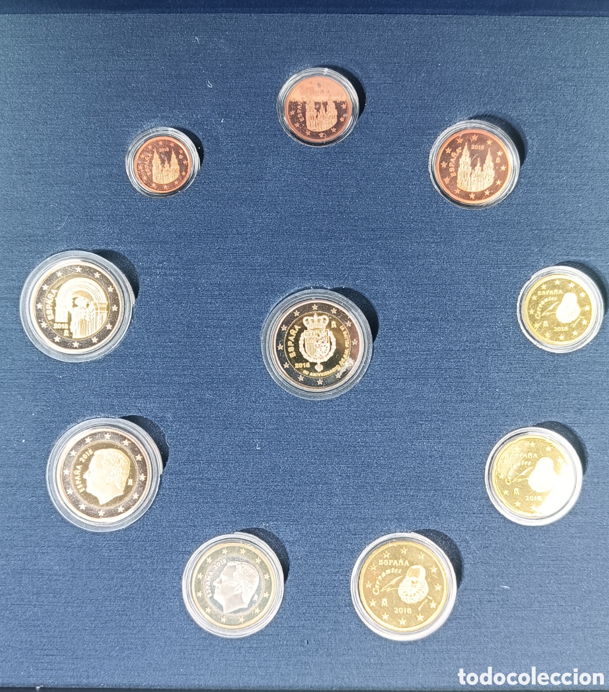Monedas FNMT: 2018, EUROSET PROOF ESPA&Ntilde;A - Foto 5
