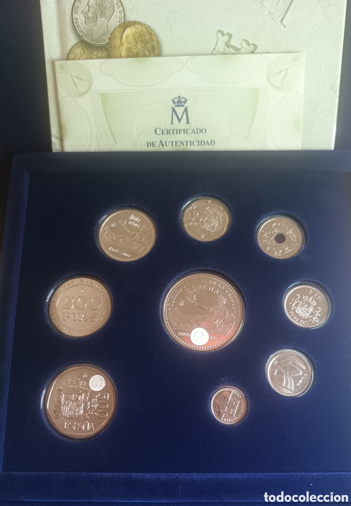 Monedas FNMT: 2001, LAS &Uacute;LTIMAS PESETAS EN PLATA - Foto 24