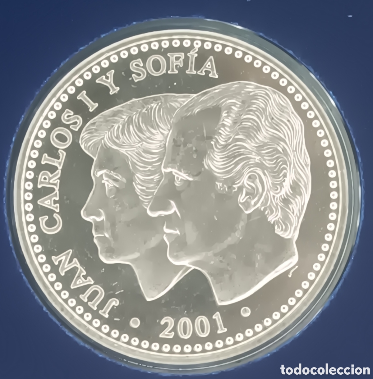 Monedas FNMT: 2001, PACK DE 5 ESTUCHES DE LAS &Uacute;LTIMAS PESETAS EN PLATA. - Foto 7