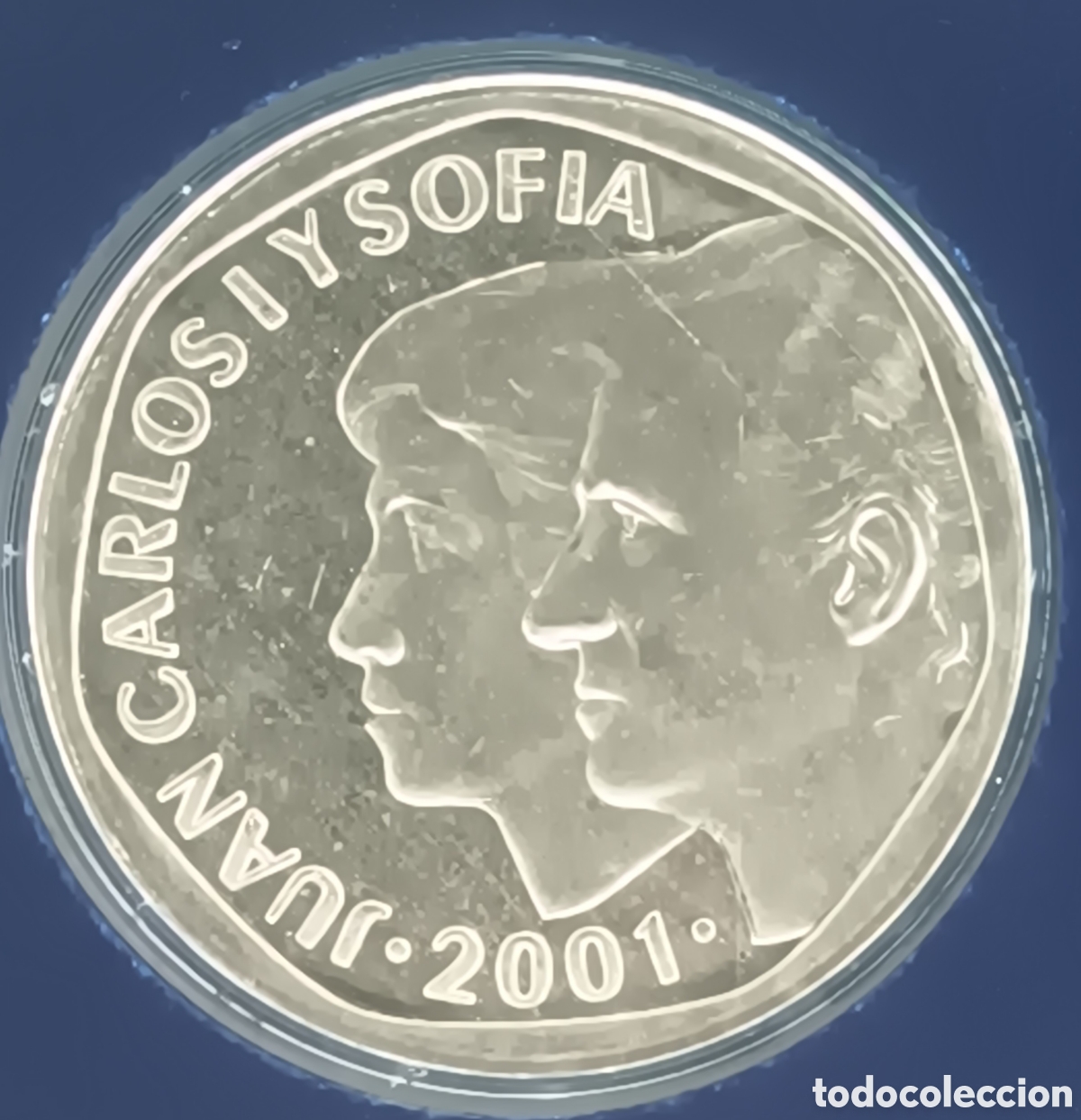 Monedas FNMT: 2001, PACK DE 5 ESTUCHES DE LAS &Uacute;LTIMAS PESETAS EN PLATA. - Foto 9