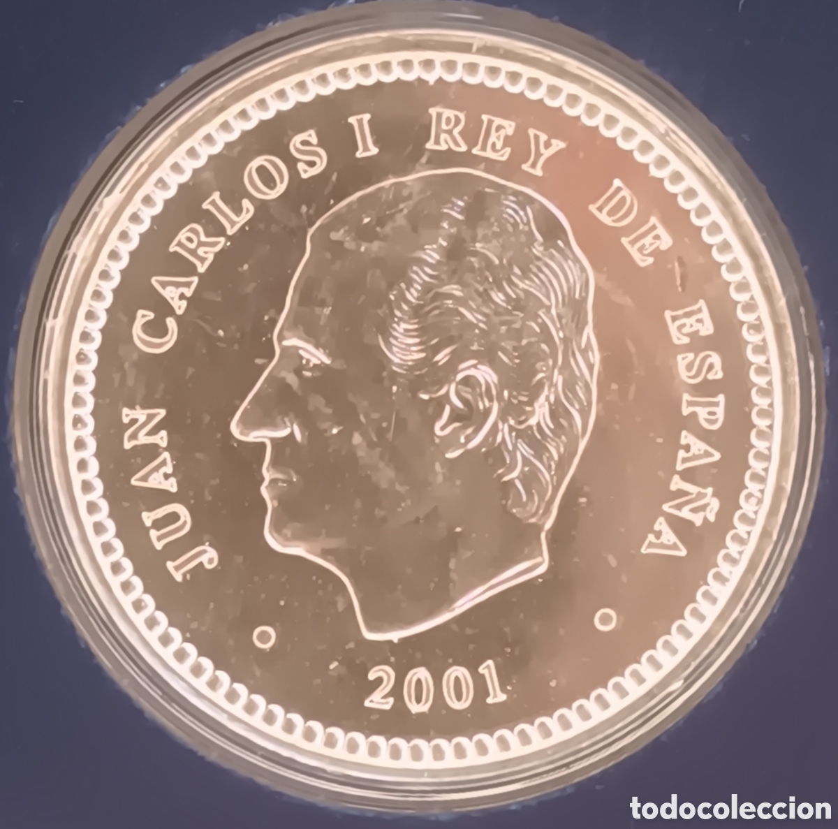 Monedas FNMT: 2001, PACK DE 5 ESTUCHES DE LAS &Uacute;LTIMAS PESETAS EN PLATA. - Foto 13