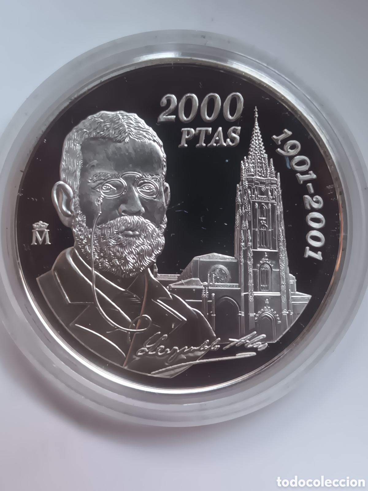 Monedas FNMT: 2001, ALAS &rdquo;CLAR&Iacute;N&rdquo; CENTENARIO DE SU MUERTE 2000 PESETAS
