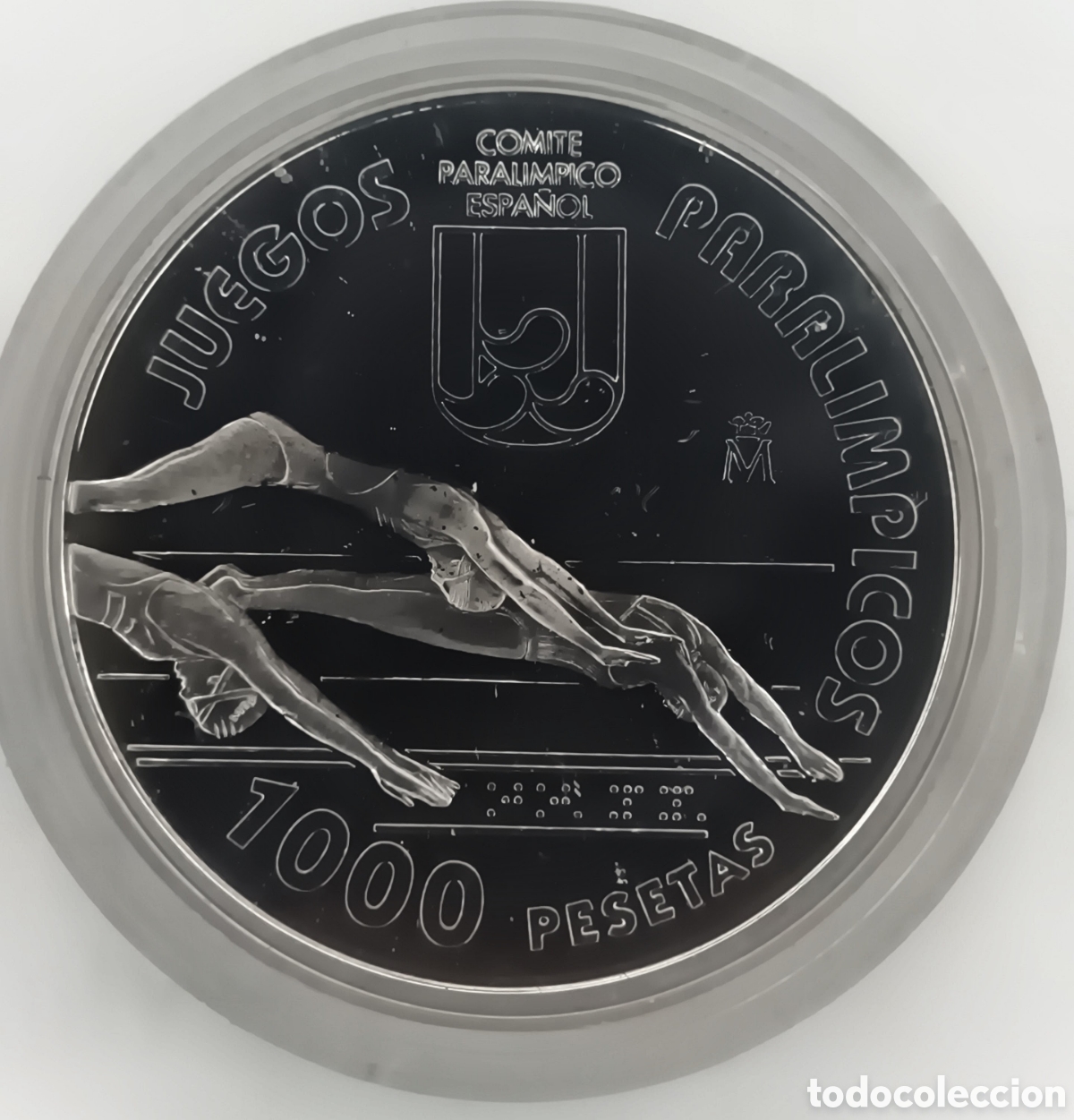 Monnaies FNMT: 1996, JUEGOS PARAL&Iacute;MPICOS ATLANTA 1996, MONEDA DE 1000 PESETAS.