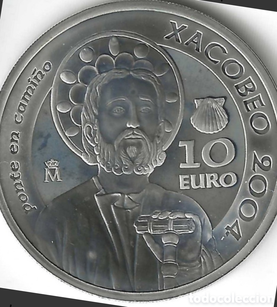 FNMT Coins: 2004, XACOBEO GALICIA 10&euro; EN PLATA