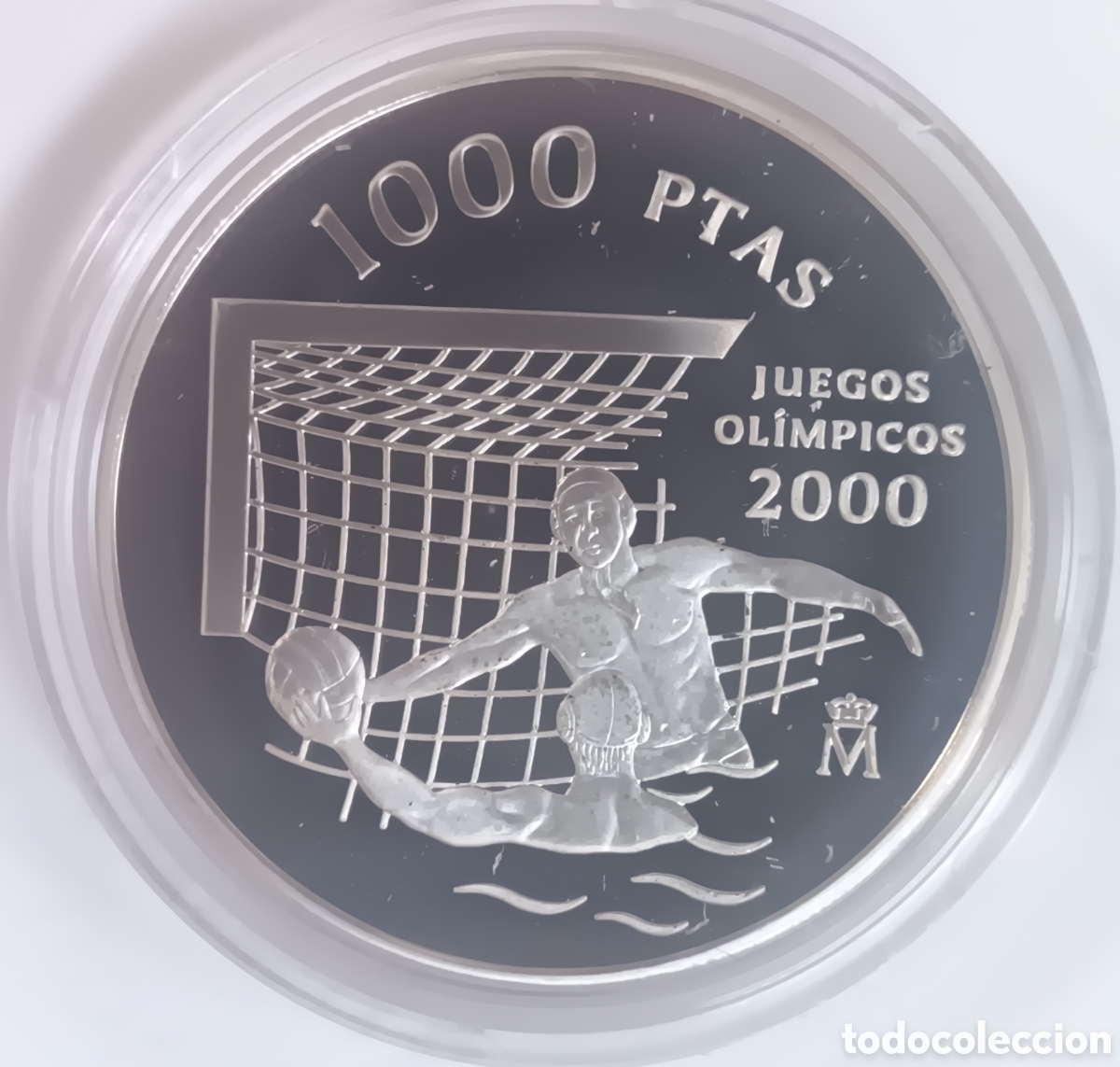 Monedas FNMT: 1999, JUEGOS OL&Iacute;MPICOS DE 2000 SIDNEY, MONEDA DE 1000 PESETAS.