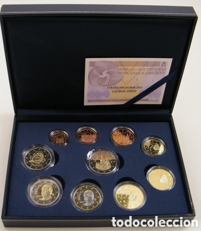 FNMT Coins: 2012, EUROSET PROOF ESPA&Ntilde;A