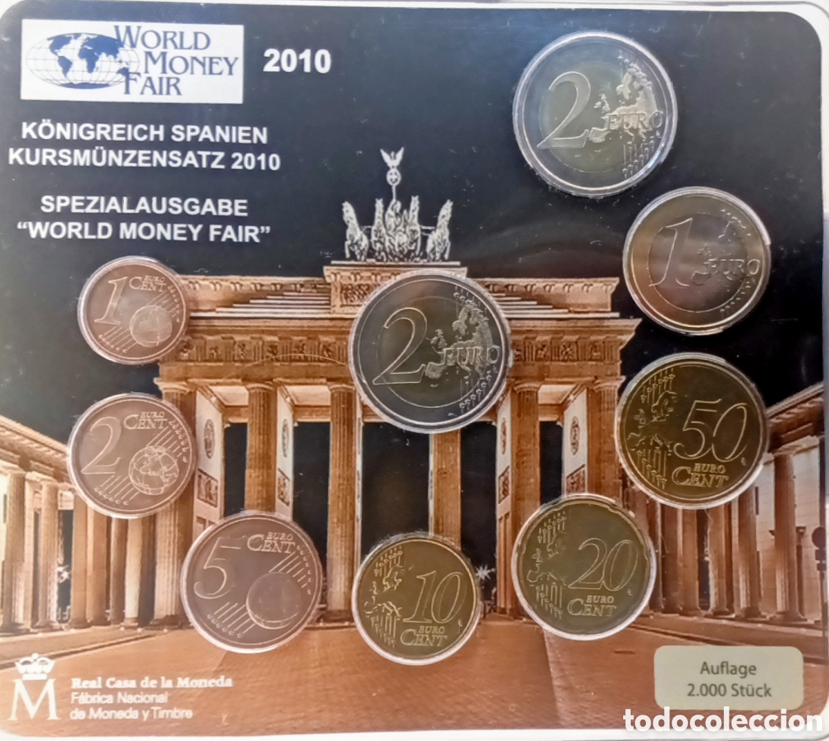 Monedas FNMT: 2010, EUROSET WMF BERL&Iacute;N - Foto 2