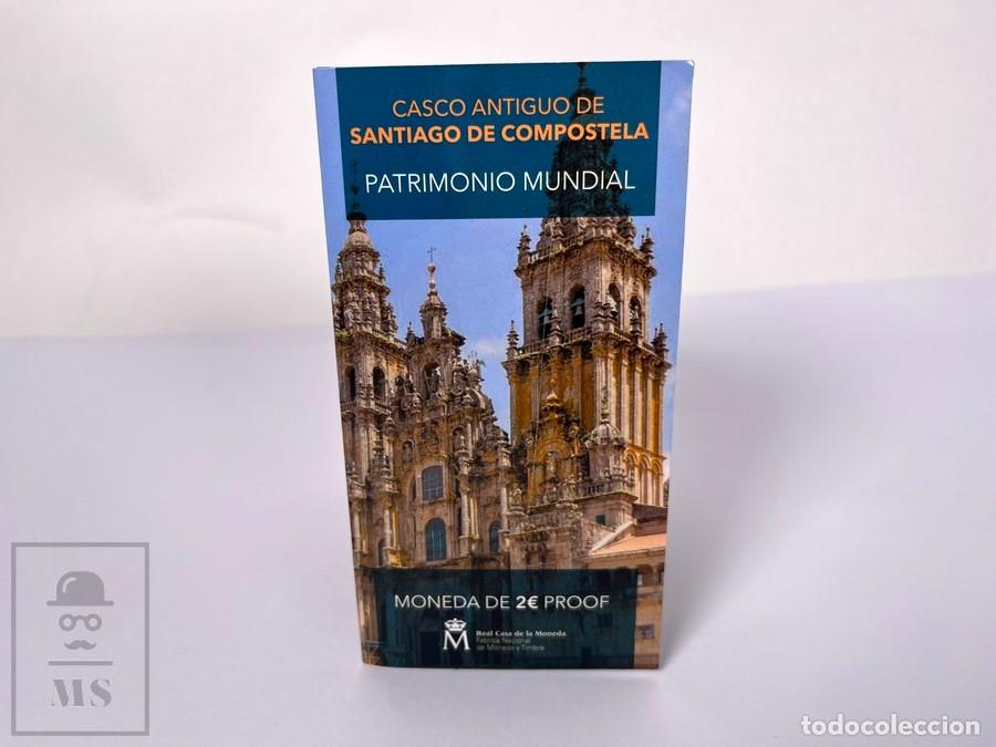 Monedas FNMT: Moneda de 2 &euro; - Patrimonio Mundial / Santiago de Compostela - Proof A&ntilde;o 2018 - 7500 unidades FNMT