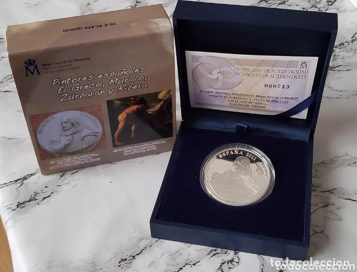 Monedas FNMT: solo 1576 piezas 10 euros 2011 Zurbaran T1