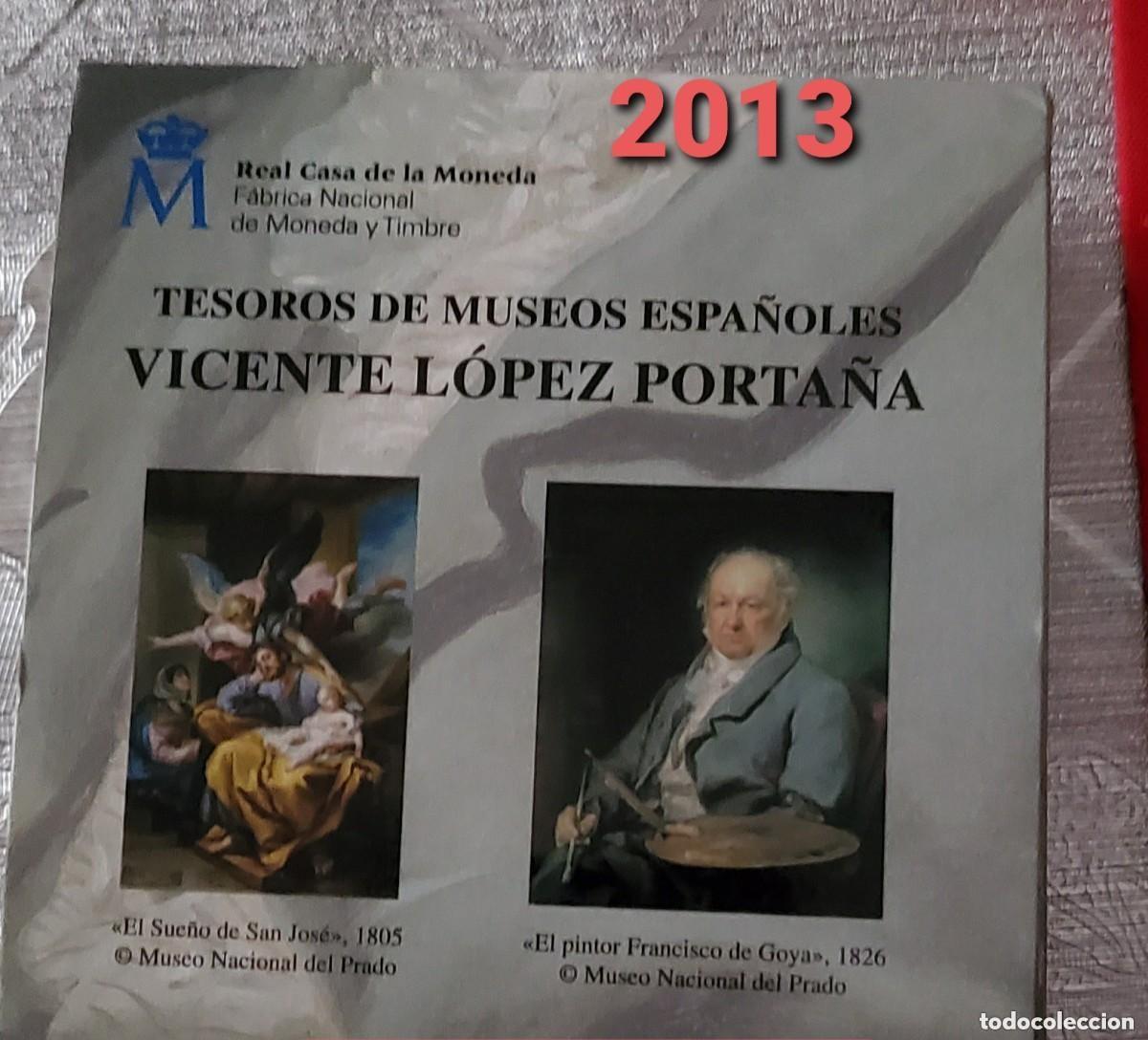 Monedas FNMT: 2013 - MUSEOS - 10 EUROS - ESPA&Ntilde;A -PLATA. VICENTE LOPEZ T1