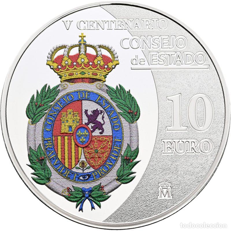 Monedas FNMT: ESPA&Ntilde;A 10 EURO PLATA PROOF FNMT 2026 V CENTENARIO DEL CONSEJO DE ESTADO