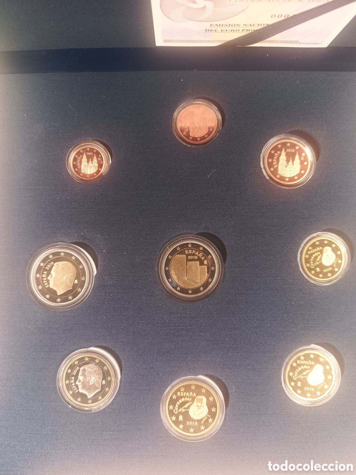 Monedas FNMT: 2019, EUROSET PROOF ESPA&Ntilde;A - Foto 5
